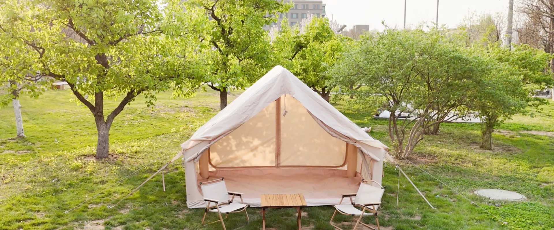 1-3 personne Tente gonflable portable